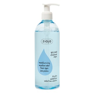 Ziaja Moisturizing Makeup Remover Micellar Fluid for Face and Eyes 390 ml