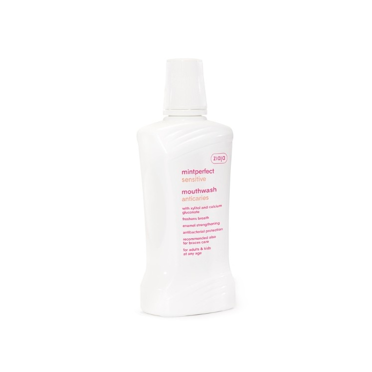Ziaja Mintperfekt Sensitiv anti-caries liquid 500 ml Ziaja Mintperfekt Sensitiv anti-caries liquid 500 ml