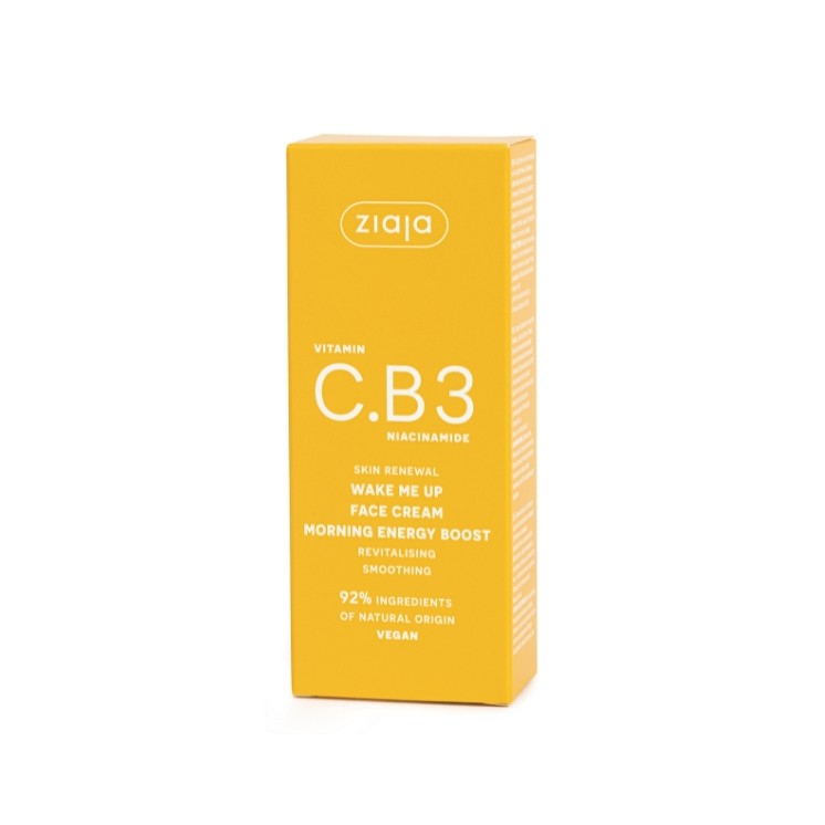 Ziaja Witamina C.B3 Niacynamid Face cream for waking up morning shot 50 ml Ziaja Witamina C.B3 Niacynamid Face cream for waking up morning shot 50 ml