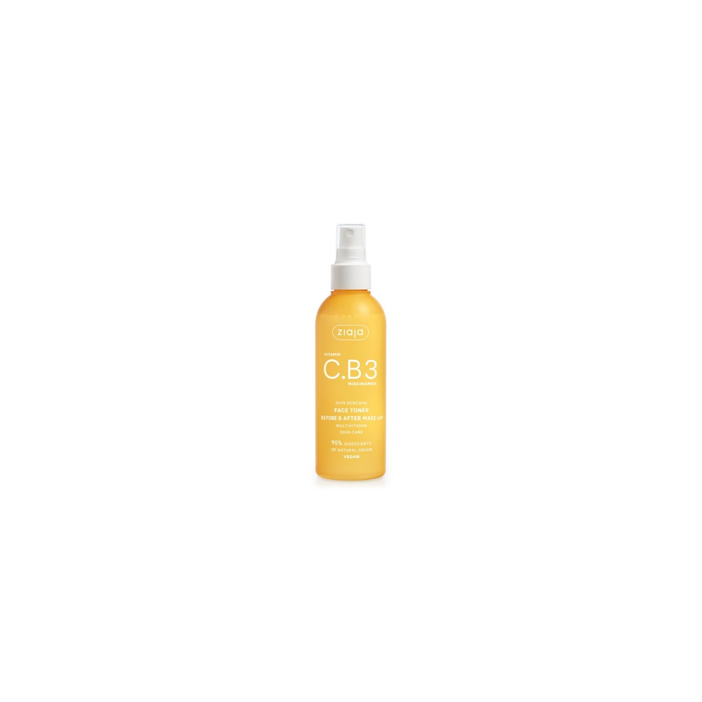 Ziaja Witamina C.B3 Niacynamid Face tonic before and after makeup 190 ml Ziaja Witamina C.B3 Niacynamid Face tonic before and after makeup 190 ml