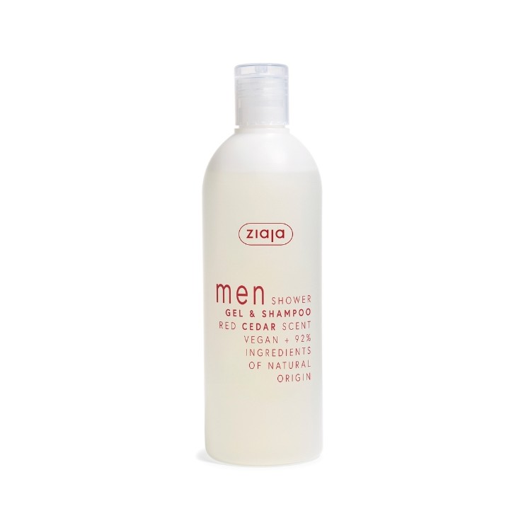 Ziaja Yego Shower Gel and Hair Shampoo Red Cedar 400 ml Ziaja Yego Shower Gel and Hair Shampoo Red Cedar 400 ml