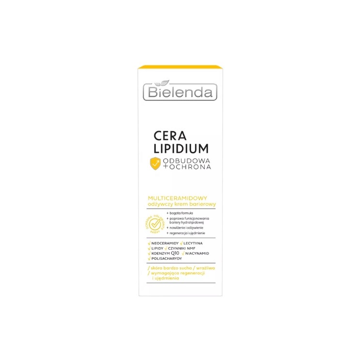 Bielenda Cera Lipidium Multiceramidowy odżywczy Krem do twarzy barierowy 50 ml