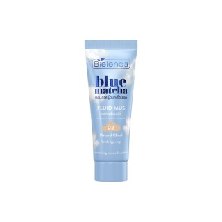 Bielenda Blue Matcha Moisturizing Fluid - Mousse /02/ Natural Cloud 30 g Bielenda Blue Matcha Moisturizing Fluid - Mousse /02/ Natural Cloud 30 g