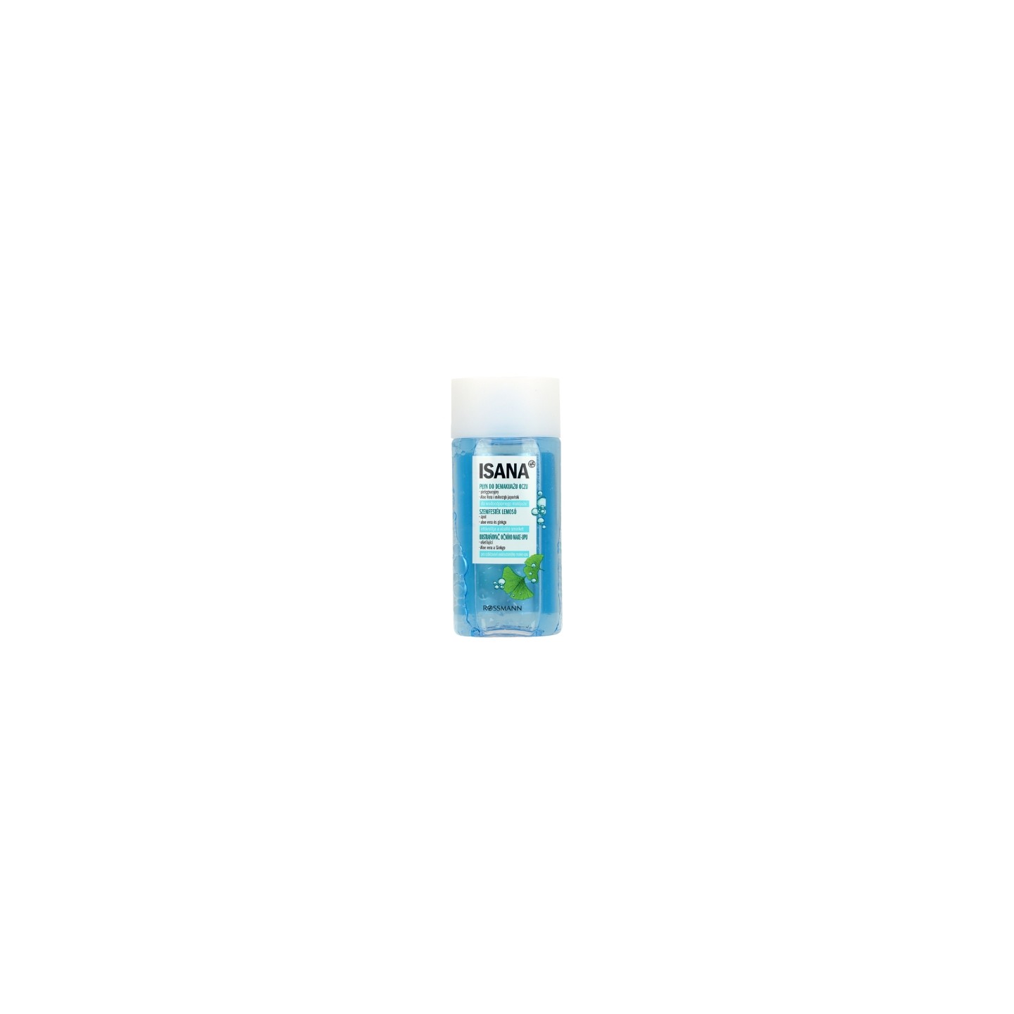 Isana Płyn do demakijażu oczu dwufazowy z Olejem Migdałowym  mini 50 ml Isana Płyn do demakijażu oczu dwufazowy z Olejem Migdałowym  mini 50 ml
