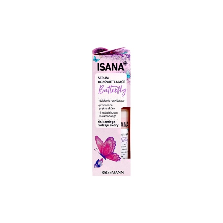 Isana Serum do twarzy rozświetlajace 30 ml Isana Serum do twarzy rozświetlajace 30 ml
