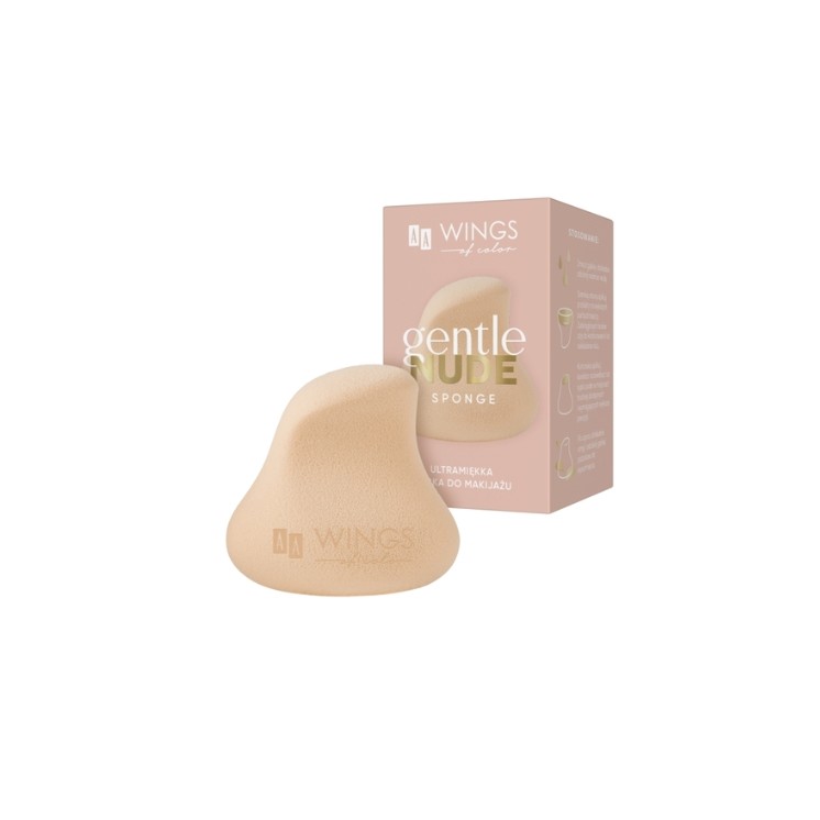 AA Wings of Color Gentle Nude Ultra-Soft Makeup Sponge 1 pc AA Wings of Color Gentle Nude Ultra-Soft Makeup Sponge 1 pc