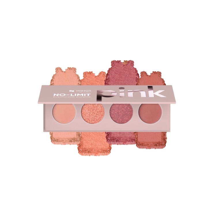 AA Wings of Color No Limit Volume Paleta cieni do powiek Pink 4 g AA Wings of Color No Limit Volume Paleta cieni do powiek Pink 4 g