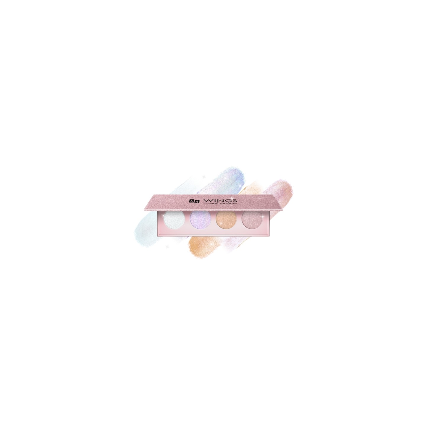 AA Wings of Color Star Secrets Eye Topper Palette 4x1.3g AA Wings of Color Star Secrets Eye Topper Palette 4x1.3g