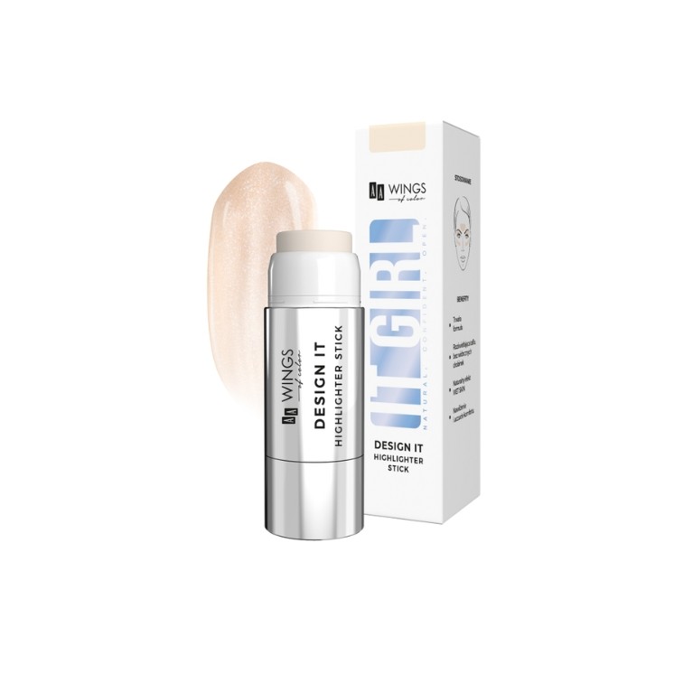 AA Wings of Color It Girl Design It Highlighter stick Rozświetlacz /02/ 5 g AA Wings of Color It Girl Design It Highlighter stick Rozświetlacz /02/ 5 g