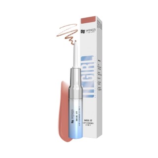 AA Wings of Color It Girl Mix It 2in1 Liquid Lip Gloss + Lip Liner / Nude praline / 5 g + 0.2 2 g AA Wings of Color It Girl Mix It 2in1 Liquid Lip Gloss + Lip Liner / Nude praline / 5 g + 0.2 2 g