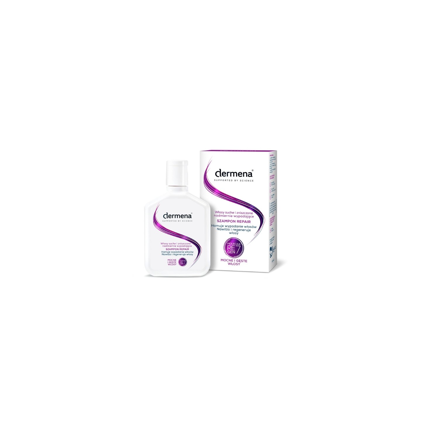 Dermena Repair Szampon hamujący wypadanie włosów 200 ml Dermena Repair Szampon hamujący wypadanie włosów 200 ml