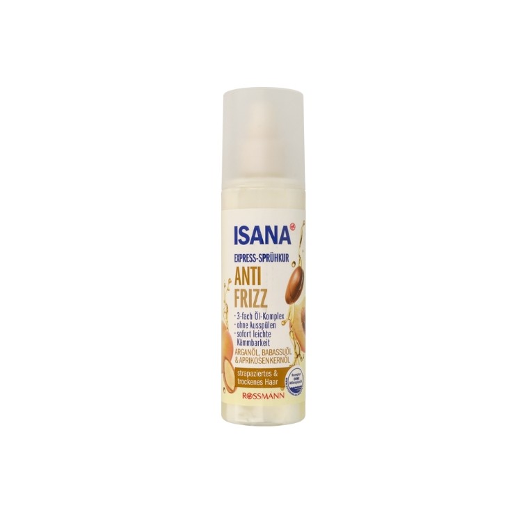 Isana Anti Frizz Kuracja do włosów ekspresowa  nawilżająca w spray'u 200 nl Isana Anti Frizz Kuracja do włosów ekspresowa  nawilżająca w spray'u 200 nl