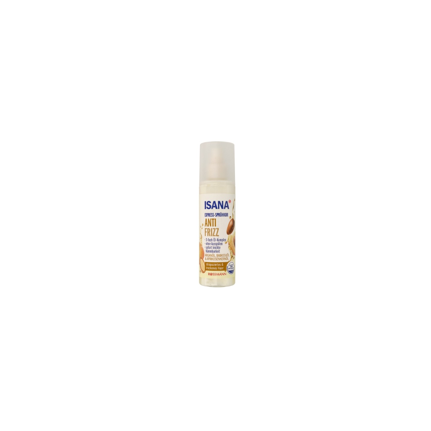 Isana Anti Frizz Kuracja do włosów ekspresowa  nawilżająca w spray'u 200 nl Isana Anti Frizz Kuracja do włosów ekspresowa  nawilżająca w spray'u 200 nl