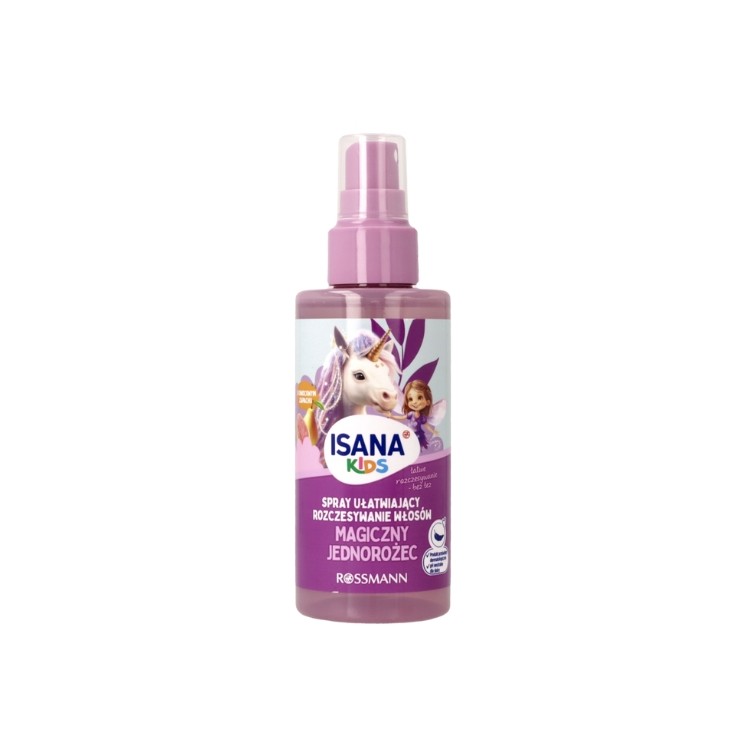 Isana Kids Spray do włosów dla dzieci, ułatwiający rozczesywanie 150 ml Isana Kids Spray do włosów dla dzieci, ułatwiający rozczesywanie 150 ml