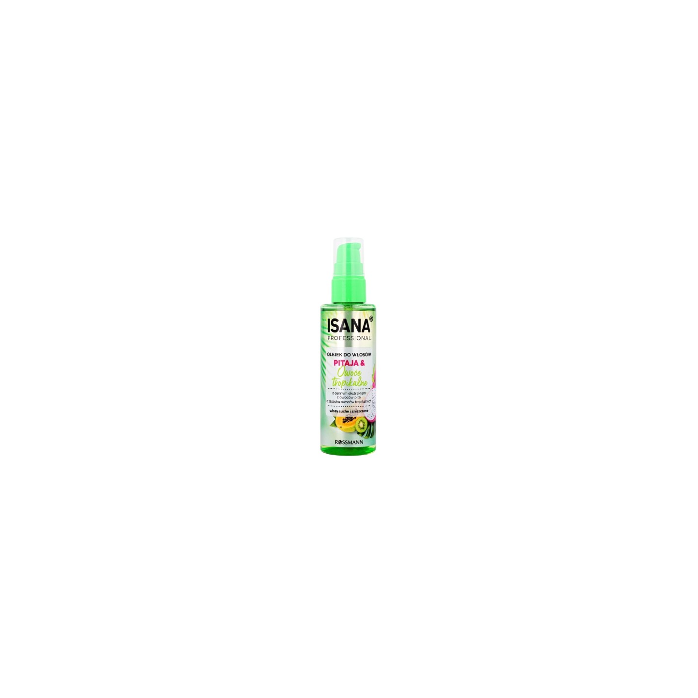 Isana Professional Olejek do włosów suchych i zniszczonych Pitaja i Owoce Tropikalne 100 ml Isana Professional Olejek do włosów suchych i zniszczonych Pitaja i Owoce Tropikalne 100 ml