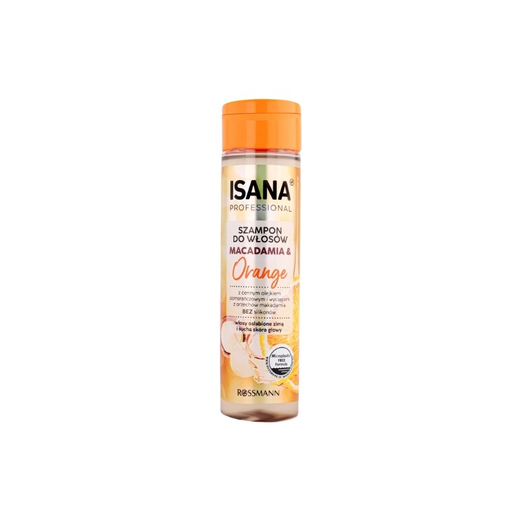 Isana Professional Szampon do włosów osłabionych Macadamia & Orange 250 ml Isana Professional Szampon do włosów osłabionych Macadamia & Orange 250 ml