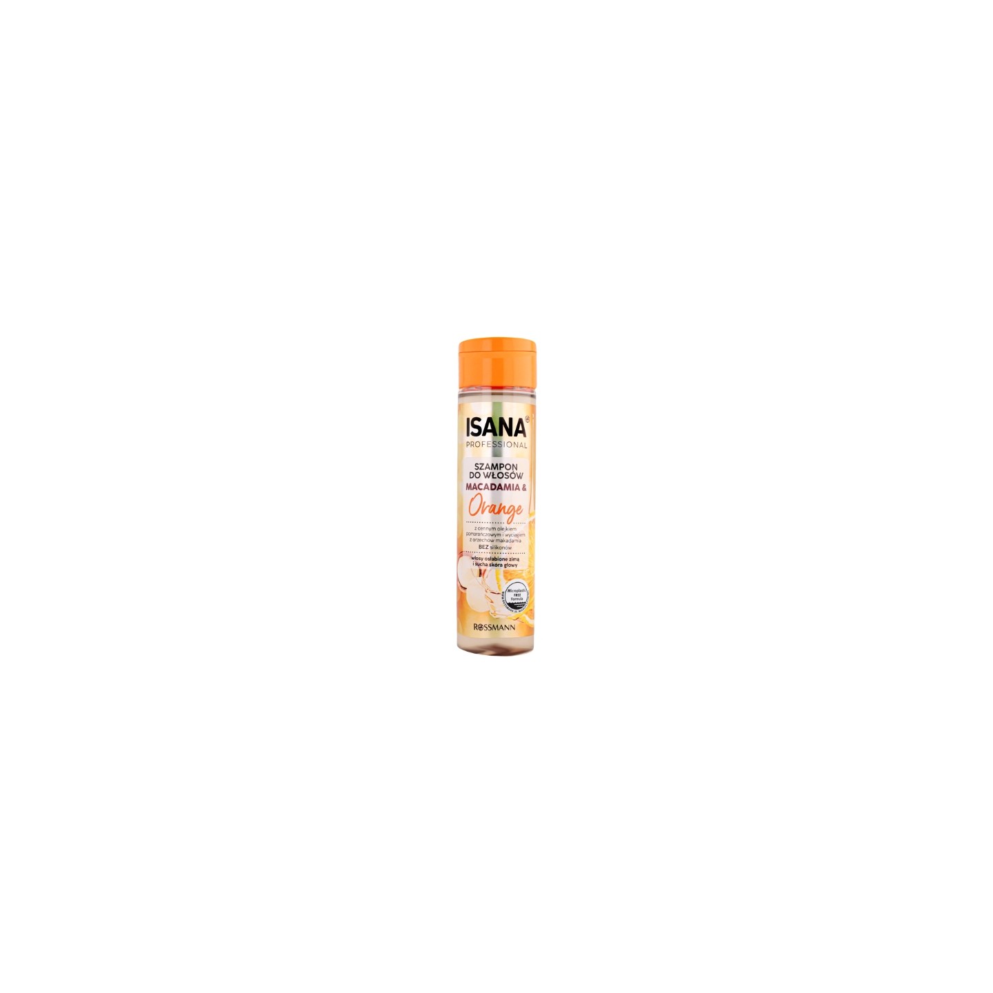 Isana Professional Szampon do włosów osłabionych Macadamia & Orange 250 ml Isana Professional Szampon do włosów osłabionych Macadamia & Orange 250 ml