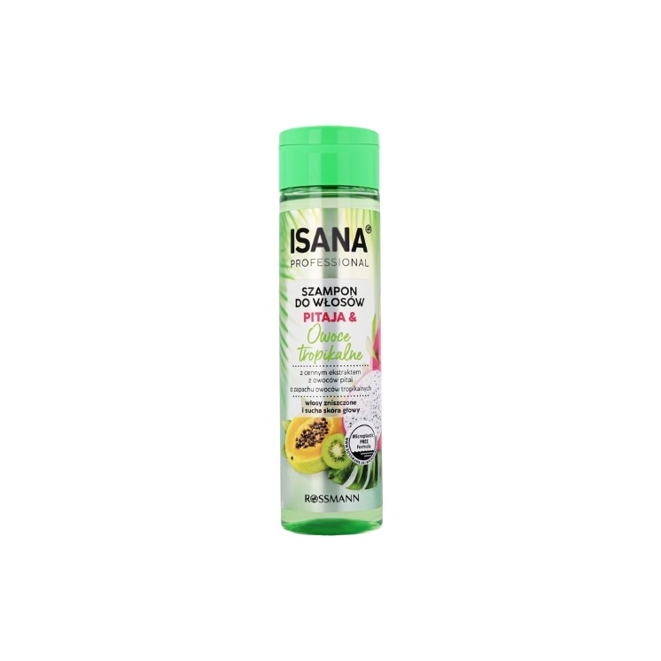 Isana Professional Szampon do włosów zniszczonych i suchej skóry głowy Pitaja i Owoce Tropikalne 250 ml Isana Professional Szampon do włosów zniszczonych i suchej skóry głowy Pitaja i Owoce Tropikalne 250 ml