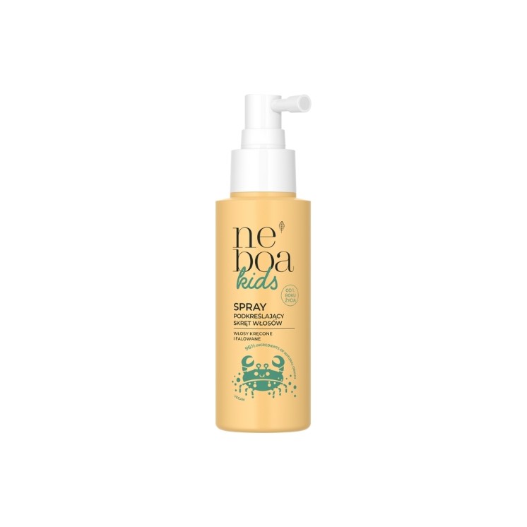 Neboa Kids Spray ułatwiający rozczesywanie podkreślający fale i loki 100 ml Neboa Kids Spray ułatwiający rozczesywanie podkreślający fale i loki 100 ml