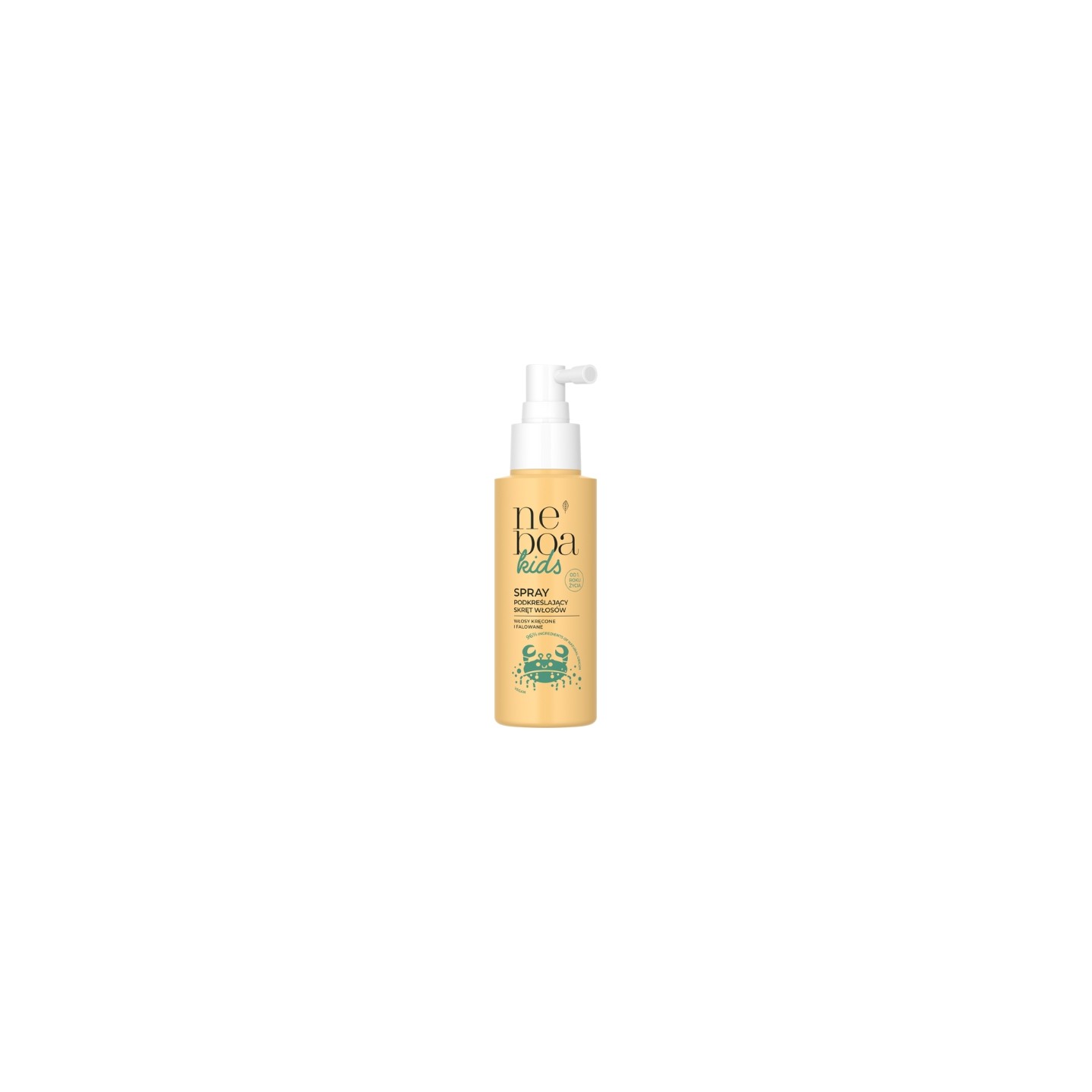 Neboa Kids Spray ułatwiający rozczesywanie podkreślający fale i loki 100 ml Neboa Kids Spray ułatwiający rozczesywanie podkreślający fale i loki 100 ml