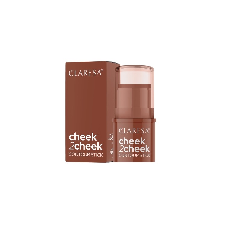 Claresa Cheek2Cheek kremowy Bronzer w sztyfcie /01/ Neutral Sand 5,5 g Claresa Cheek2Cheek kremowy Bronzer w sztyfcie /01/ Neutral Sand 5,5 g