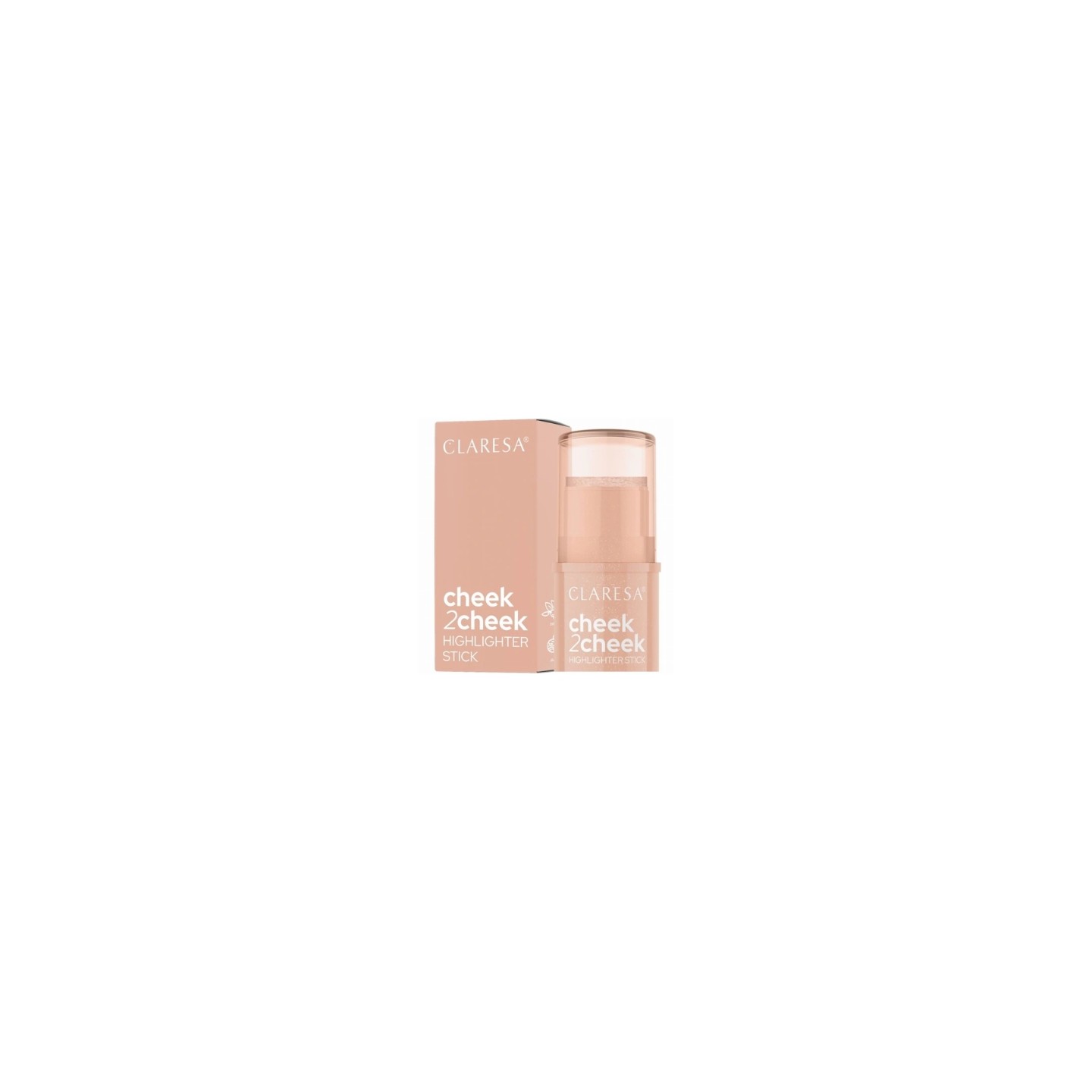 Claresa Cheek2Cheek kremowy Rozświetlacz w sztyfcie /01/ Pearl Shine 5,5 g Claresa Cheek2Cheek kremowy Rozświetlacz w sztyfcie /01/ Pearl Shine 5,5 g