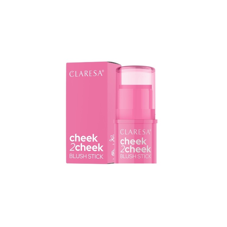 Claresa Cheek2Cheek kremowy Róż w sztyfcie /01/ Candy Pink 5,5 g Claresa Cheek2Cheek kremowy Róż w sztyfcie /01/ Candy Pink 5,5 g