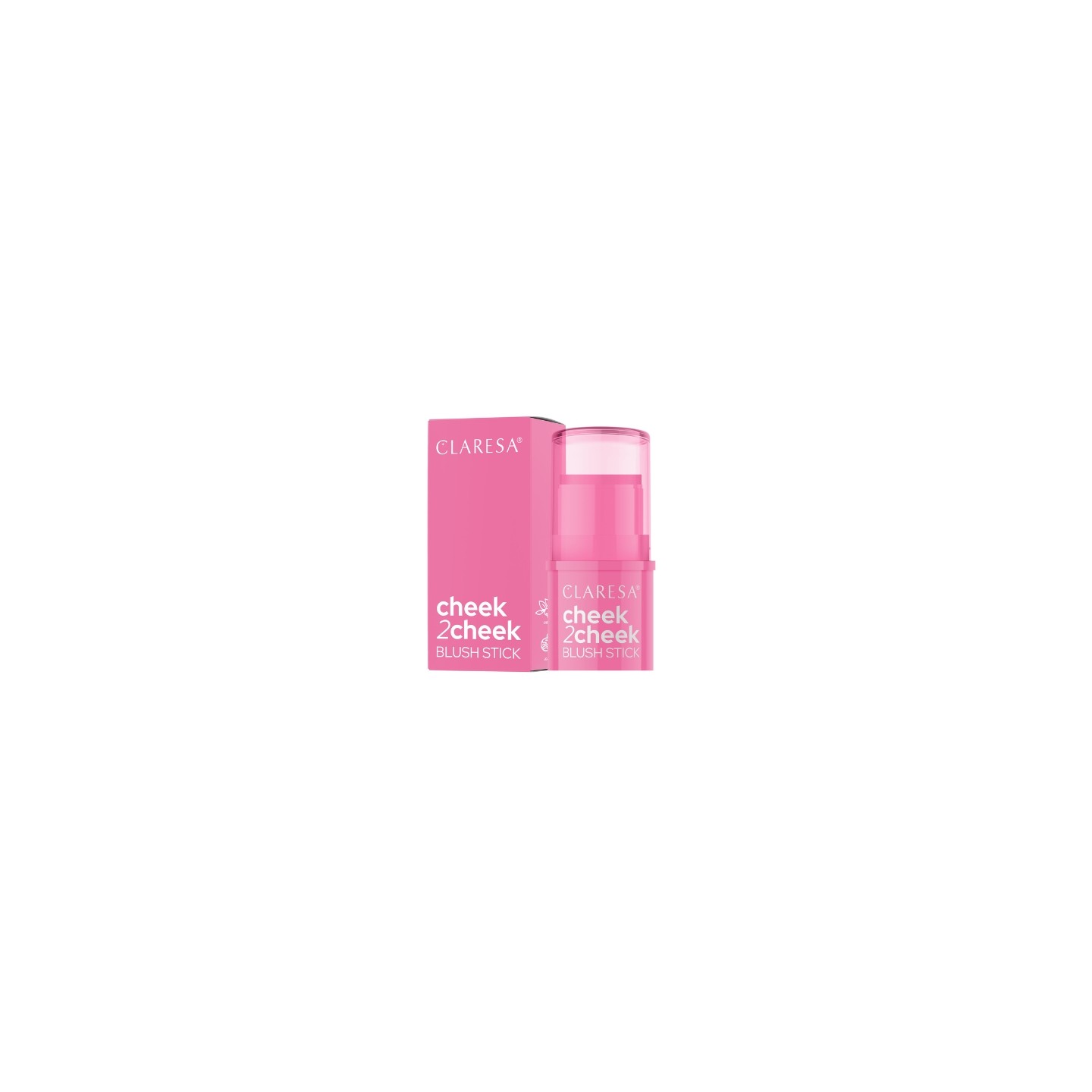 Claresa Cheek2Cheek kremowy Róż w sztyfcie /01/ Candy Pink 5,5 g Claresa Cheek2Cheek kremowy Róż w sztyfcie /01/ Candy Pink 5,5 g