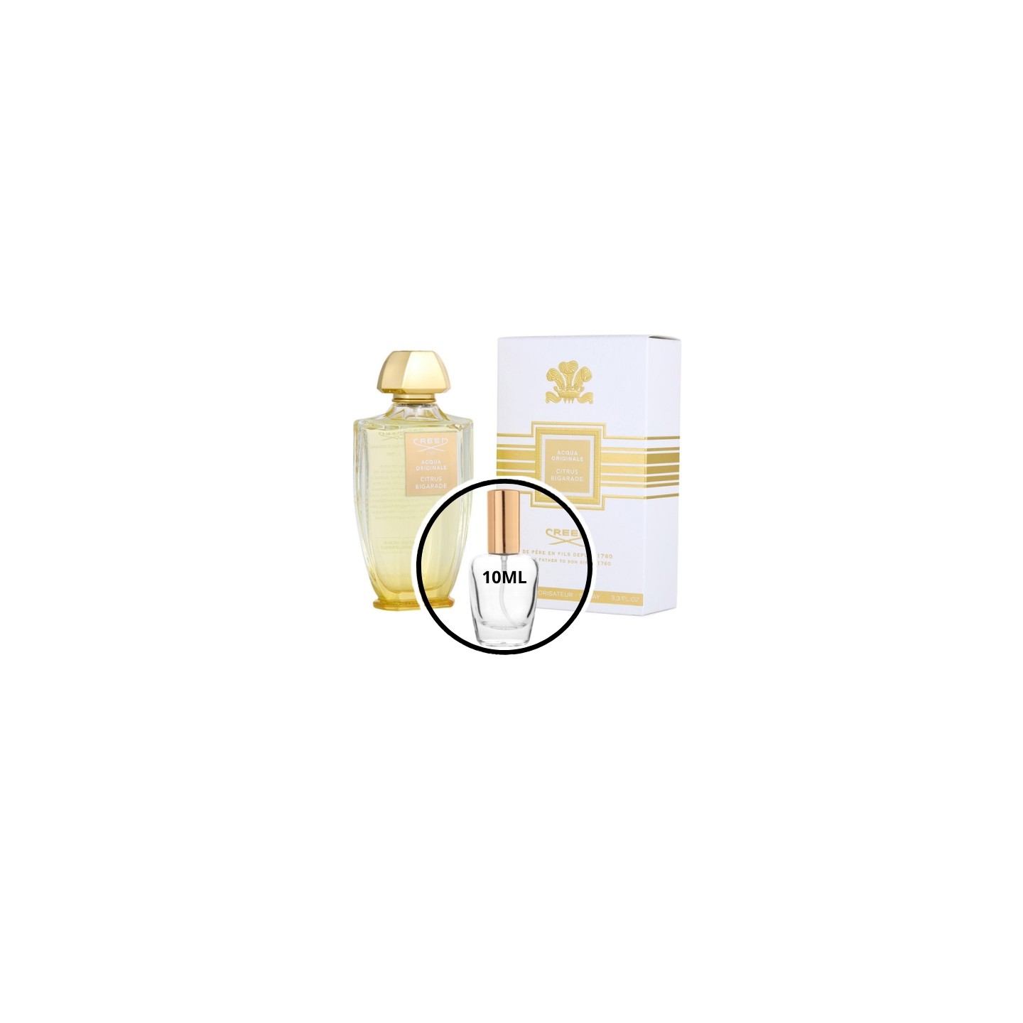 Creed Unisex Acqua Originale Citrus Bigarade Odlewka Wody perfumowanej dla mężczyzn i kobiet 10 ml Creed Unisex Acqua Originale Citrus Bigarade Odlewka Wody perfumowanej dla mężczyzn i kobiet 10 ml