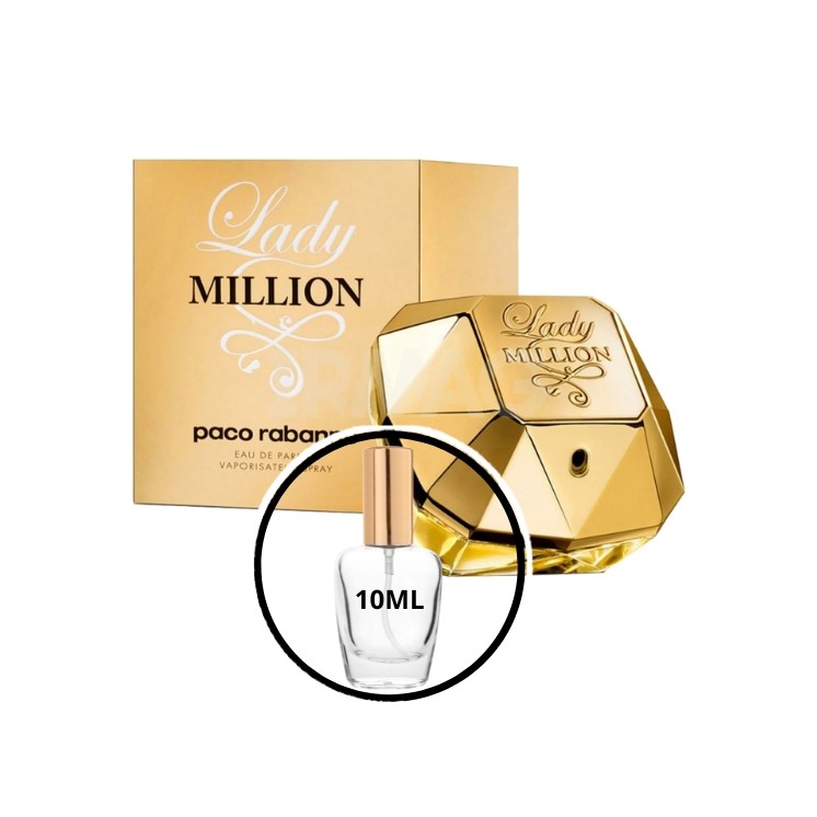 Paco Rabanne Lady Milion Odlewka Wody perfumowanej dla kobiet 10 ml Paco Rabanne Lady Milion Odlewka Wody perfumowanej dla kobiet 10 ml