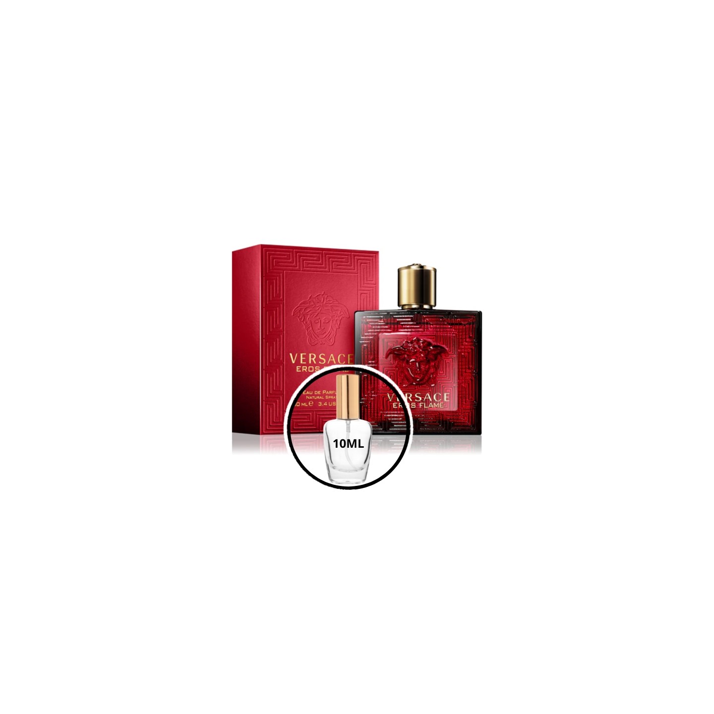 Versace Eros Flame Odlewka Wody perfumowanej dla mężczyzn 10 ml Versace Eros Flame Odlewka Wody perfumowanej dla mężczyzn 10 ml
