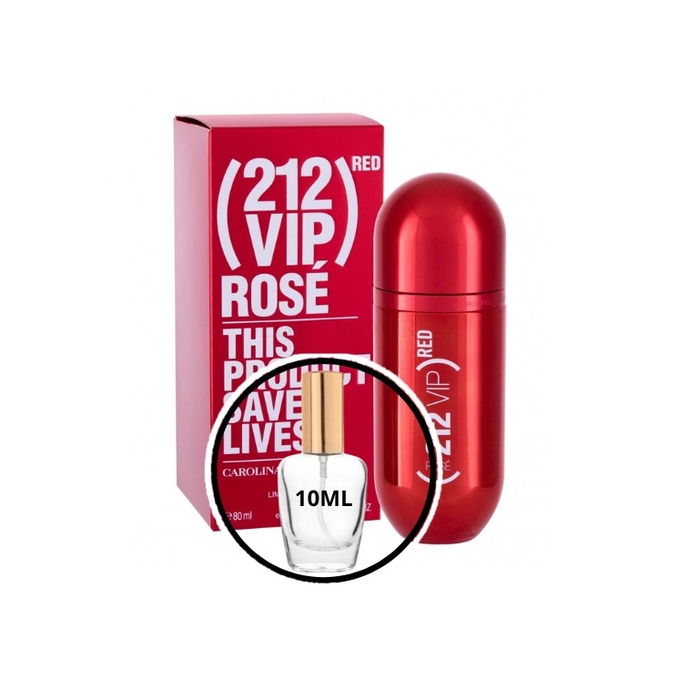 Carolina Herrera 212 VIP Rose Red Odlewka Wody perfumowanej dla kobiet 10 ml Carolina Herrera 212 VIP Rose Red Odlewka Wody perfumowanej dla kobiet 10 ml