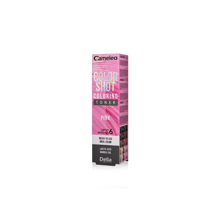 Delia Toner do włosów CAMELEO Color Shot Pink 60 ml Delia Toner do włosów CAMELEO Color Shot Pink 60 ml