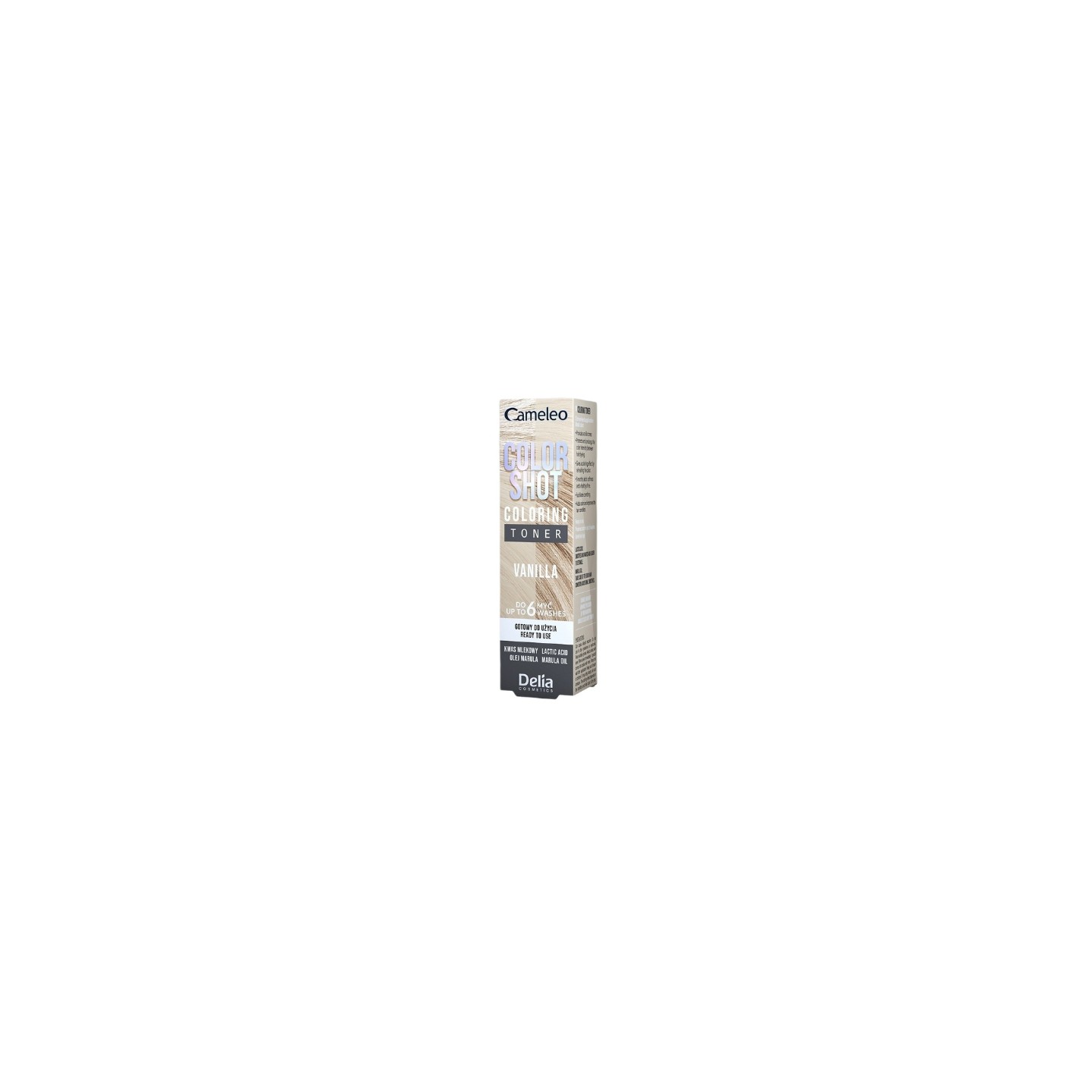 Delia Toner do włosów CAMELEO Color Shot Vanilla 60 ml Delia Toner do włosów CAMELEO Color Shot Vanilla 60 ml