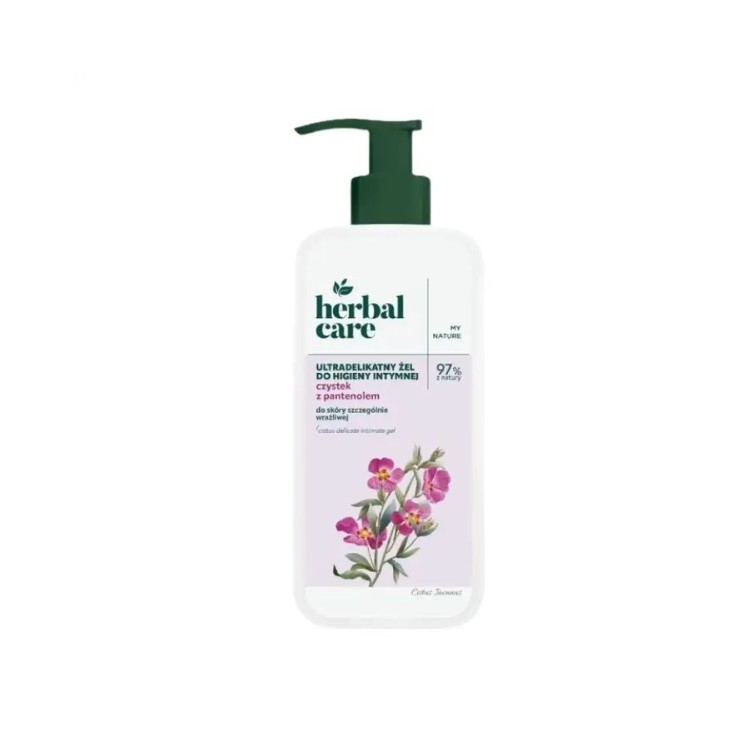 Farmona Herbal Care Ultradelikatny żel do higieny intymnej Czystek + Pantenol 330 ml Farmona Herbal Care Ultradelikatny żel do higieny intymnej Czystek + Pantenol 330 ml