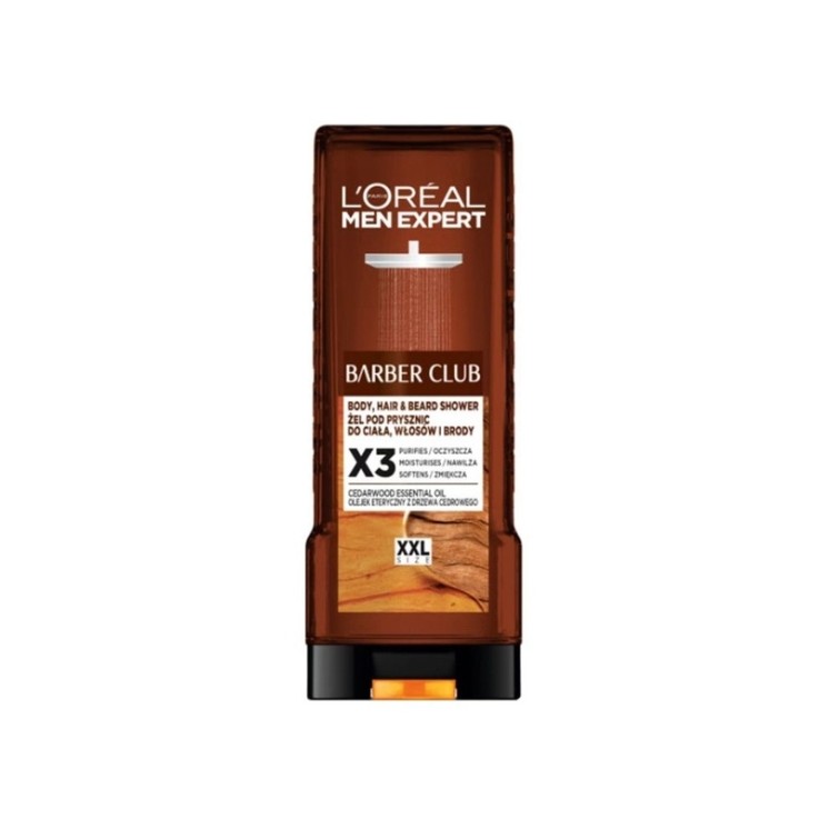 Loreal Men Expert XXL Barber Club Żel pod prysznic do ciała włosów i brody 400 ml Loreal Men Expert XXL Barber Club Żel pod prysznic do ciała włosów i brody 400 ml