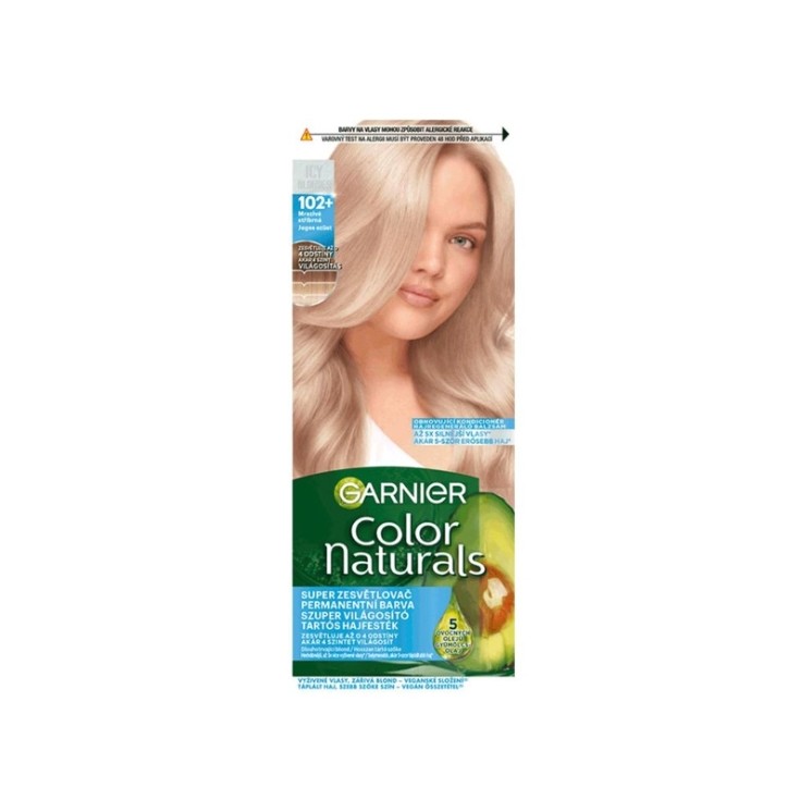 Garnier Color Naturals Creme Farba do włosów  Mroźny Srebrny Blond 112+ Garnier Color Naturals Creme Farba do włosów  Mroźny Srebrny Blond 112+