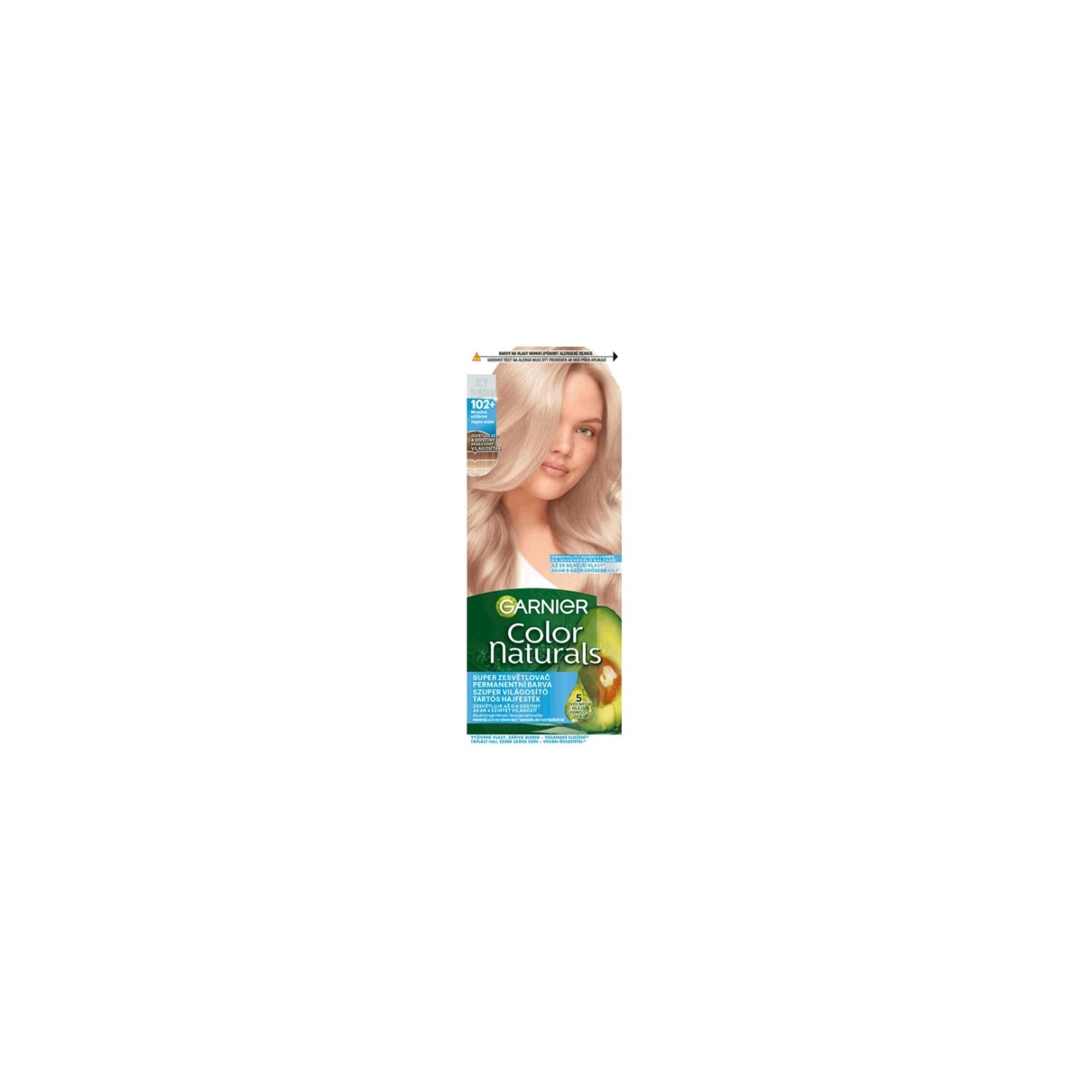 Garnier Color Naturals Creme Farba do włosów  Mroźny Srebrny Blond 112+ Garnier Color Naturals Creme Farba do włosów  Mroźny Srebrny Blond 112+