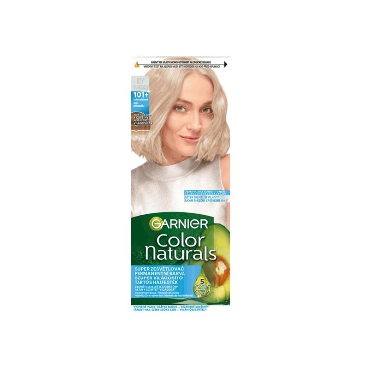 Garnier Color Naturals Creme Farba do włosów Lodowy Platynowy Blond 101+ Garnier Color Naturals Creme Farba do włosów Lodowy Platynowy Blond 101+