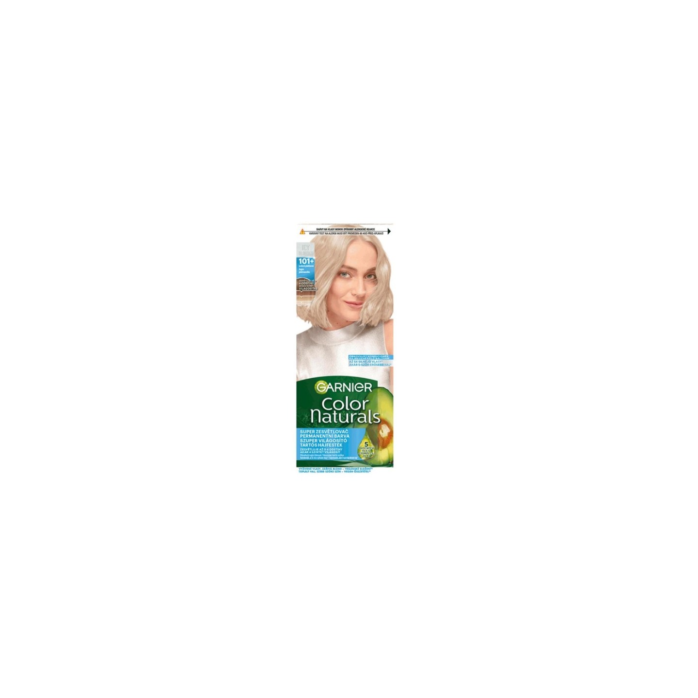 Garnier Color Naturals Creme Farba do włosów Lodowy Platynowy Blond 101+ Garnier Color Naturals Creme Farba do włosów Lodowy Platynowy Blond 101+