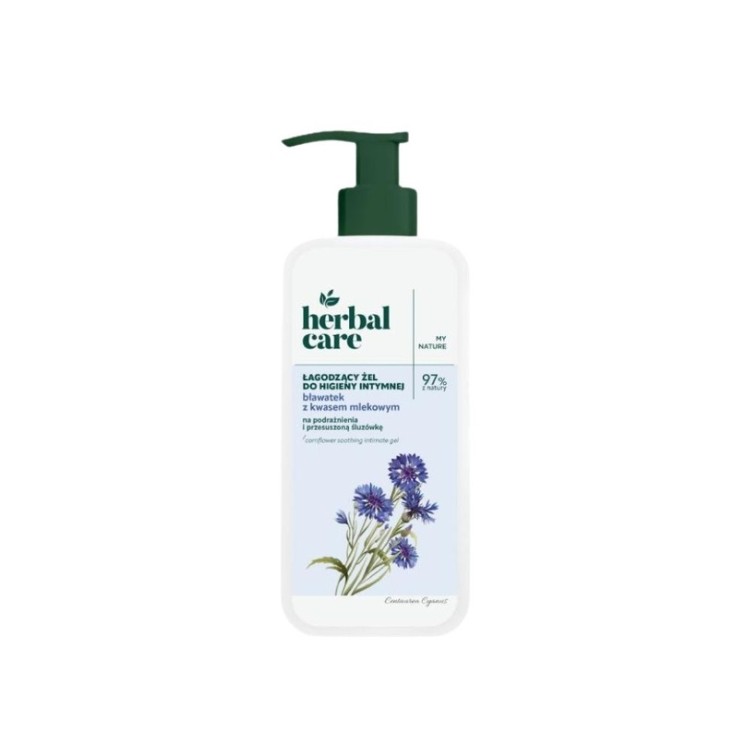 Farmona Herbal Care Łagodzący żel do higieny intymnej  Bławatek + Kwas mlekowy 330 ml Farmona Herbal Care Łagodzący żel do higieny intymnej  Bławatek + Kwas mlekowy 330 ml