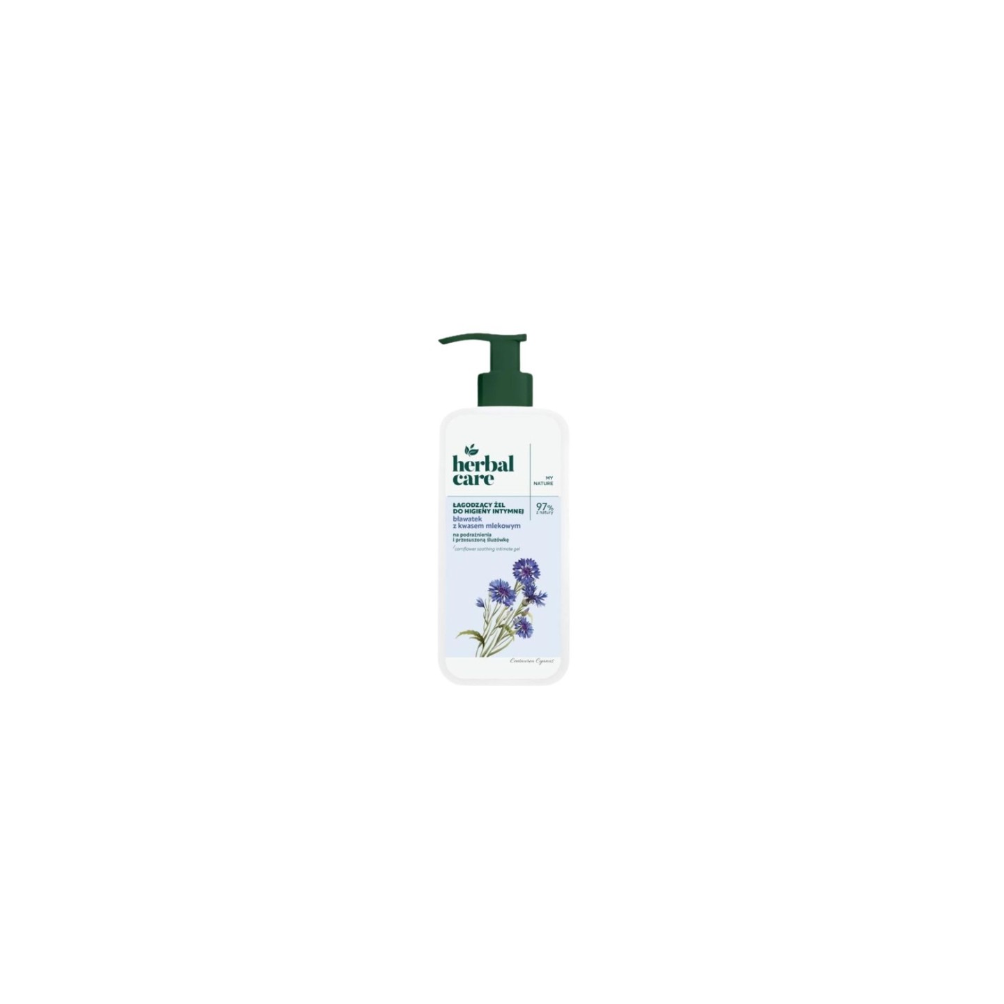 Farmona Herbal Care Łagodzący żel do higieny intymnej  Bławatek + Kwas mlekowy 330 ml Farmona Herbal Care Łagodzący żel do higieny intymnej  Bławatek + Kwas mlekowy 330 ml