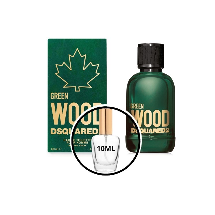 Dsquared2 Green Wood Pure Homme Odlewka Wody toaletowej dla mężczyzn 10 ml Dsquared2 Green Wood Pure Homme Odlewka Wody toaletowej dla mężczyzn 10 ml