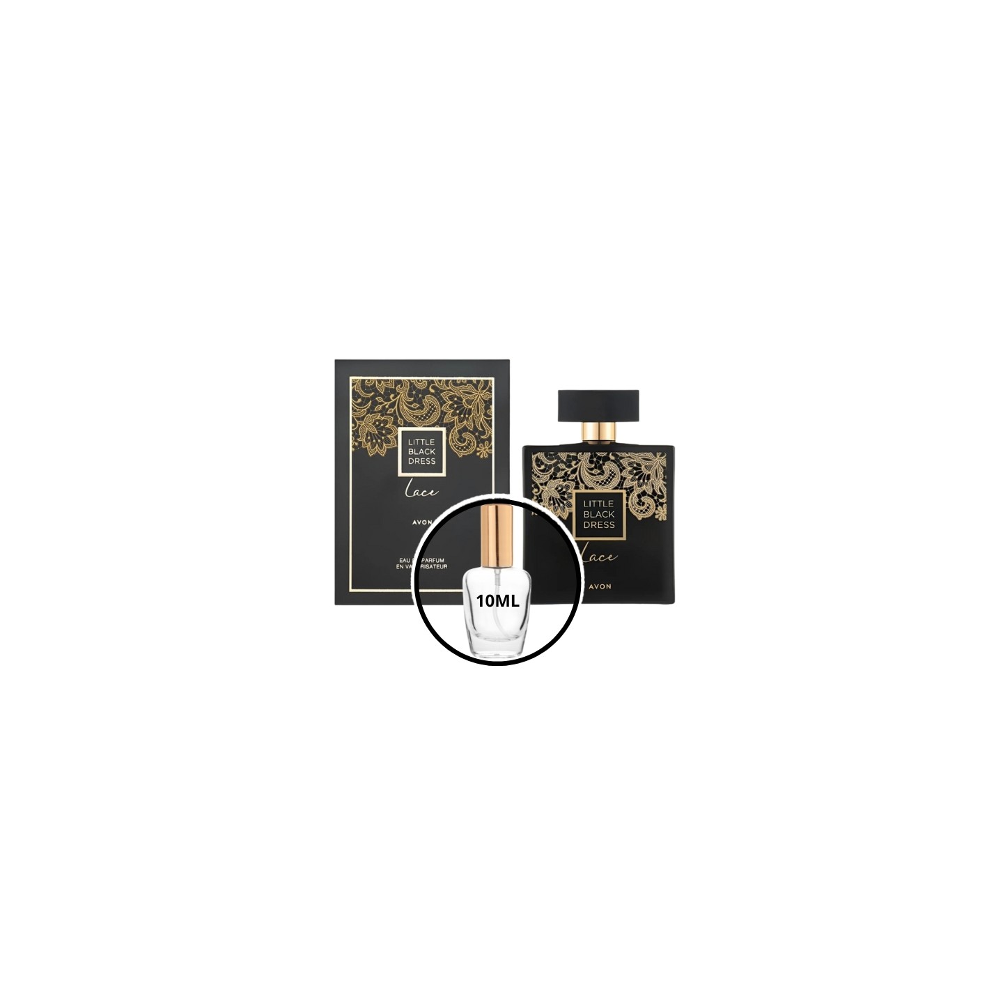Avon Little Black Dress Lace Odlewka Wody perfumowanej dla kobiet 10 ml   Avon Little Black Dress Lace Odlewka Wody perfumowanej dla kobiet 10 ml