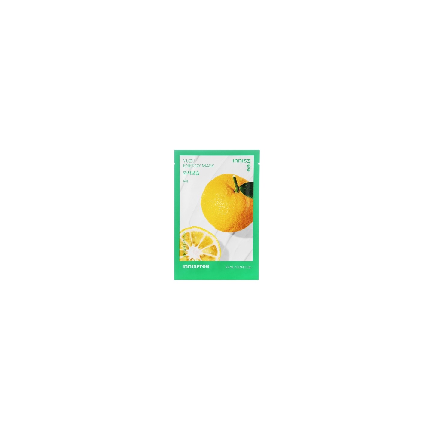 Innisfree Squeeze Energy Mask Yuzu rozjaśniająca Maska w płachcie 22 ml Innisfree Squeeze Energy Mask Yuzu rozjaśniająca Maska w płachcie 22 ml