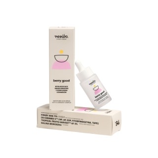 Resibo Berry Good wygładzające Serum kwasowe z kompleksem ceramidów 30 ml Resibo Berry Good wygładzające Serum kwasowe z kompleksem ceramidów 30 ml