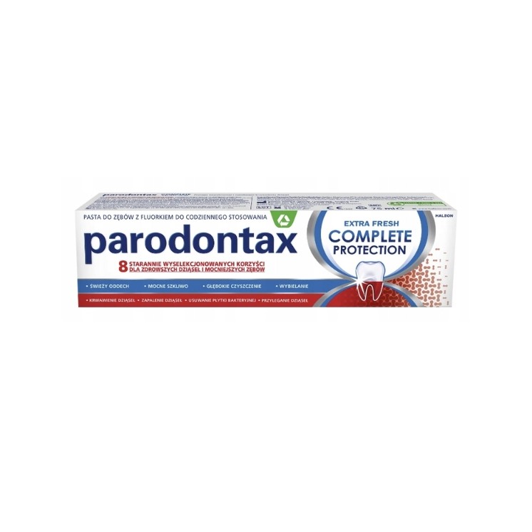Parodontax Extra Fresh Complete Protection Pasta do zębów z fluorkiem 75 ml Parodontax Extra Fresh Complete Protection Pasta do zębów z fluorkiem 75 ml