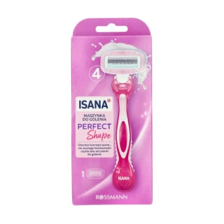 Isana Perfect Shape 4-Blade Razor with Cartridge for Women 1 Piece Isana Perfect Shape 4-Blade Razor with Cartridge for Women 1 Piece