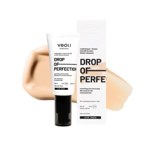 Veoli Botanica Drop of Perfection wygładzająco-kryjący Krem BB do skóry tłustej i mieszanej /2.0W/ Vanilla 30 ml