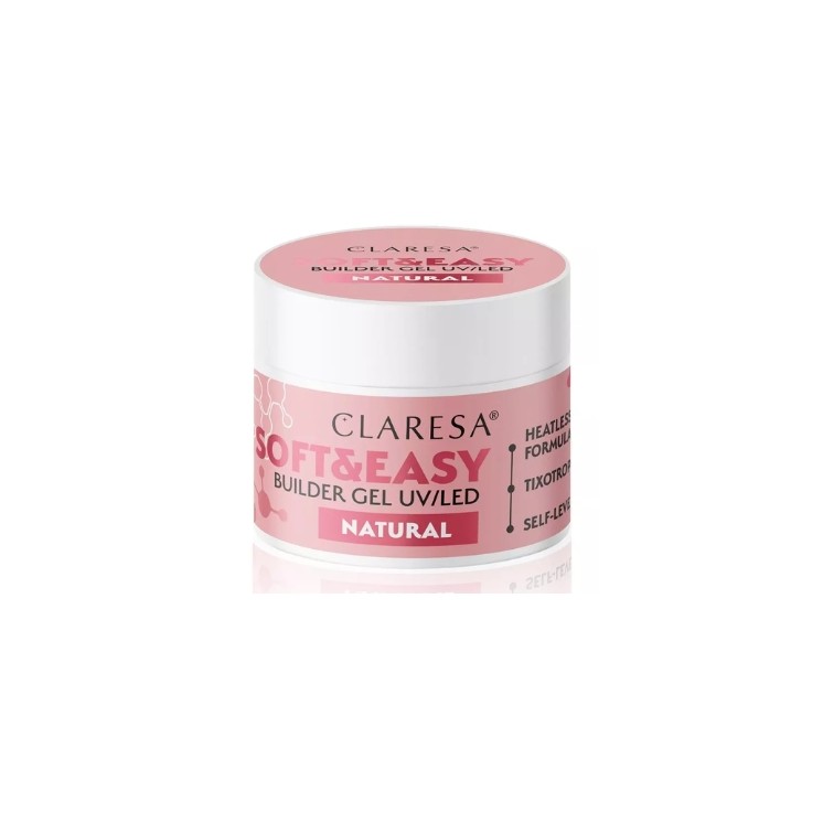 Claresa Soft & Easy Żel budujący do paznokci Natural 45 g